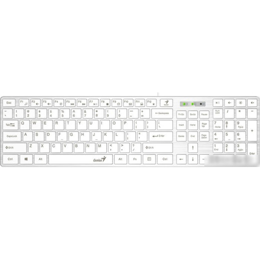 Клавиатура Genius SlimStar 126 (белый)