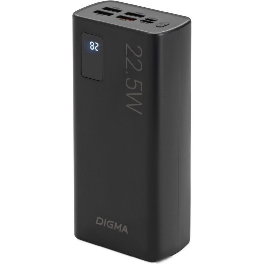 Внешний аккумулятор Digma DGPF30A 30000mAh (черный)