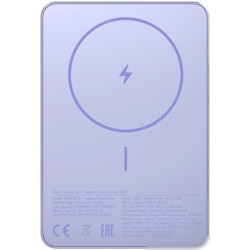Внешний аккумулятор Xiaomi Super Slim Magnetic Power Bank 5000mAh WPB0507S (сиреневый, международная версия)
