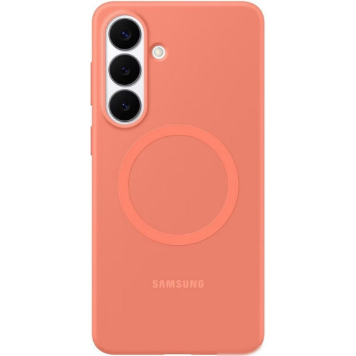 Чехол для телефона Samsung Silicone Magnet Case для Samsung Galaxy S26+ (коралловый)