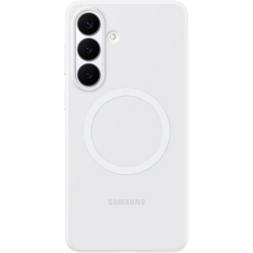 Чехол для телефона Samsung Silicone Magnet Case для Samsung Galaxy S26+ (белый)