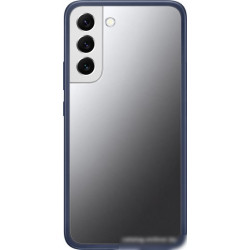 Чехол для телефона Samsung Frame Cover для S22+ (прозрачный с темно-синей рамкой)