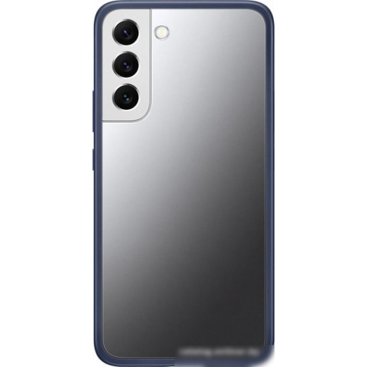 Чехол для телефона Samsung Frame Cover для S22+ (прозрачный с темно-синей рамкой)