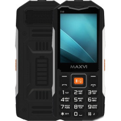 Кнопочный телефон Maxvi T19 (черный)