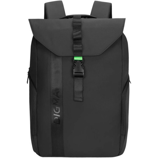 Рюкзак для ноутбука 15.6" Digma Lifestyle L1 черный полиэстер (DGBP15L1BK)