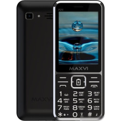 Кнопочный телефон Maxvi P21i (черный)