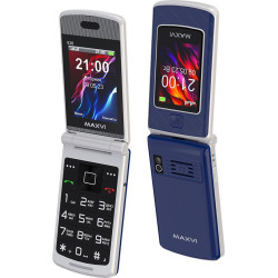 Кнопочный телефон Maxvi E28 (синий)