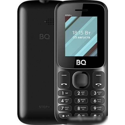 Кнопочный телефон BQ BQ-1848 Step+ (черный)