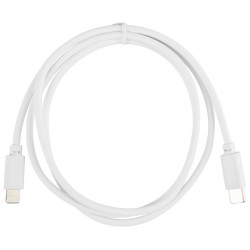 Кабель Buro USB Type-C Lightning PD18W (1 м, белый)