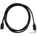 Кабель Buro USB Type-C - Type-C PD15W (1 м, черный)