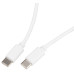 Кабель Buro USB Type-C - Type-C PD15W (1 м, белый)