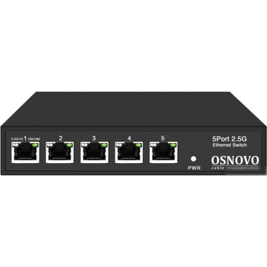 Неуправляемый коммутатор Osnovo SW-5D-1(60W)