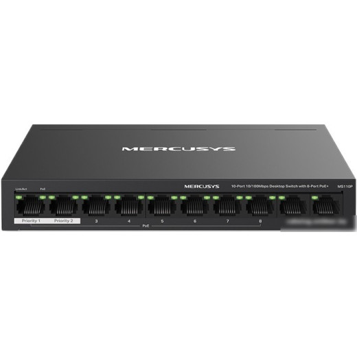 Неуправляемый коммутатор Mercusys MS110P