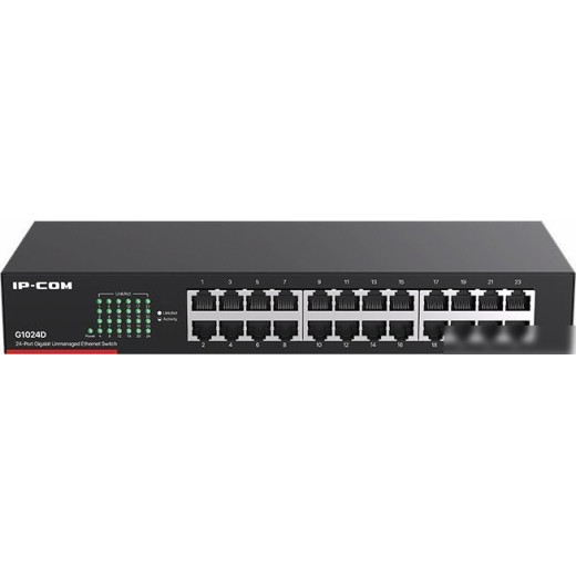 Неуправляемый коммутатор IP-COM G1024D v9.0