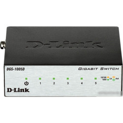 Неуправляемый коммутатор D-Link DGS-1005D