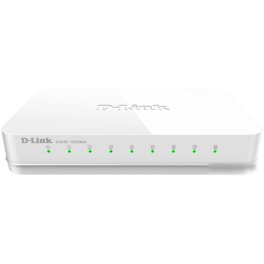 Неуправляемый коммутатор D-Link DGS-1008A/F1A