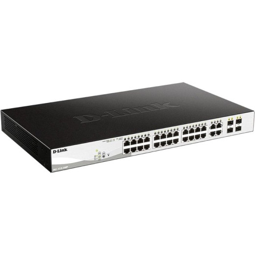 Настраиваемый коммутатор D-Link DGS-1210-28MP/F4A