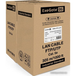 Кабель ExeGate UTP4-C5e-CU-S25-IN -LSZH-GR-305 UTP