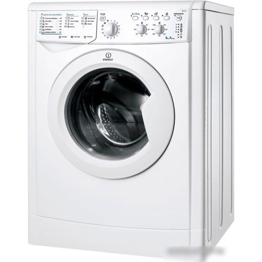 Стиральная машина INDESIT IWSC 6105, фронтальная загрузка, белый