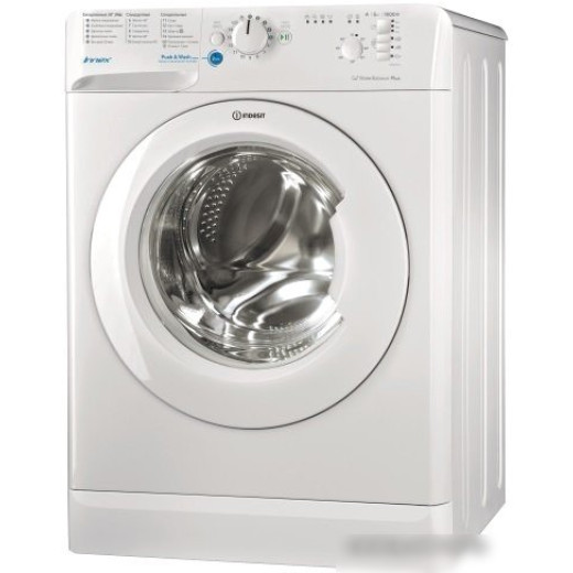 Стиральная машина Indesit BWSB 51051 60x43x85 см, фронтальная загрузка max 5 кг, цвет белый