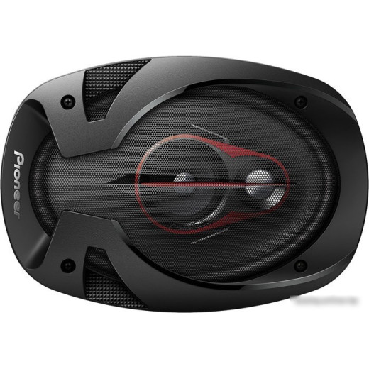 Колонки автомобильные Pioneer TS-R6951S 400Вт 4Ом 16x24см (6.3x9.4дюйм) (ком.:2кол.) коаксиальные трехполосные