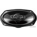 Колонки автомобильные Pioneer TS-G6930F 4Ом 15x23см (6x9дюйм) (ком.:2кол.) коаксиальные трехполосные