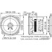 Колонки автомобильные Kenwood KFC-S1056 220Вт 88дБ 4Ом 10см (4дюйм) (ком.:2кол.) широкополосные однополосные
