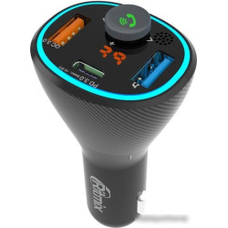 Автомобильный FM-модулятор Ritmix FMT-B300 черный BT USB (80000849)