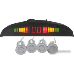 Парковочный Радар Sho-Me Y-2618N04 4 датчика 18мм серебристый