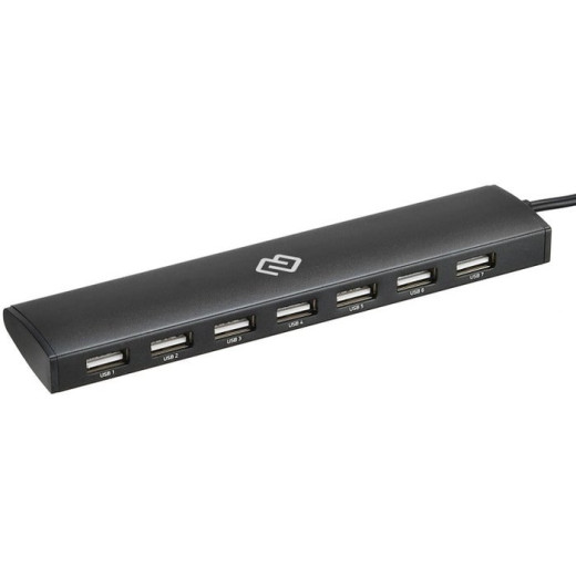 Разветвитель USB-C Digma HUB-7U2.0-UC-B 7порт. черный