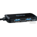 Разветвитель USB 3.0 Buro BU-HUB4-U3.0-S 4порт. черный