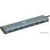 Разветвитель USB-C Digma HUB-7U3.0-UC-G 7порт. серый