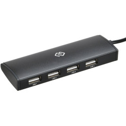 Разветвитель USB-C Digma HUB-4U2.0-UC-B 4порт. черный