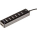 Разветвитель USB 2.0 Buro BU-HUB7-1.0-U2.0 7порт. черный