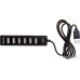 Разветвитель USB 2.0 Buro BU-HUB7-1.0-U2.0 7порт. черный