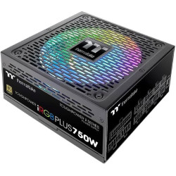 Блок питания Thermaltake ATX 750W Toughpower iRGB Plus 80+ gold (24+4+4pin) APFC 140mm fan color LED 9xSATA Cab Manag RTL