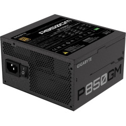 Блок питания Gigabyte ATX 850W GP-P850GM 80+ gold 24+2x(4+4) pin APFC 120mm fan 8xSATA Cab Manag RTL