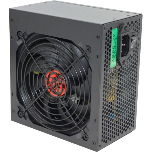 Блок питания 600W Ginzzu CB600 black (ATX, 20+4 pin, 1x4+4 pin, 2x6+2 pin, 120mm fan, 4xSATA), кабель питания