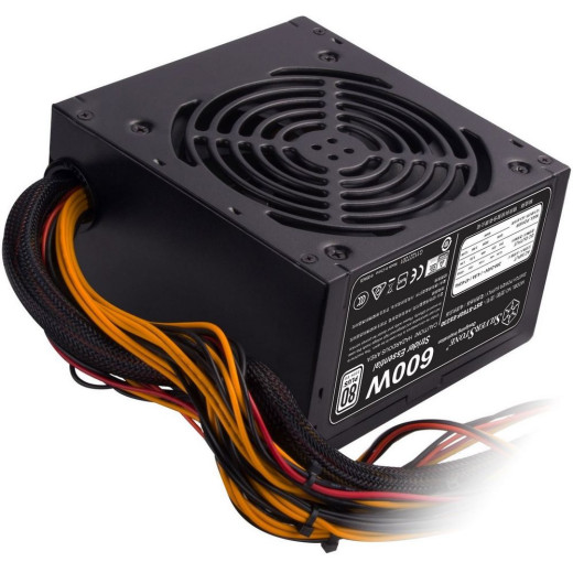 Блок питания SilverStone SST-ST60F-ES230 Str er Essential Series, 600W 80 Plus 230V EU ATX PC Power Supply, Low Noise 120mm, RTL {8}