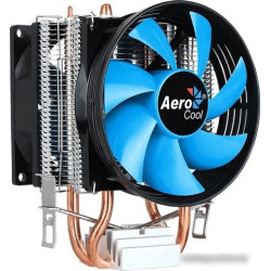 Устройство охлаждения(кулер) Aerocool Verkho 2 Dual Soc-FM2+/AM2+/AM3+/AM4/1150/1151/1155/2011/ 4-pin 15-25dB Al+Cu 120W 370gr Ret