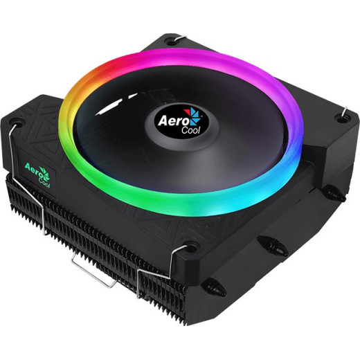 Вентилятор для процессора Aerocool Cylon 3H 125W ARGB PWM Soc-AM4/AM3+/1150/1151/1200 4-pin 13-24dB Al+Cu (4711099470235)