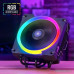 Вентилятор для процессора Aerocool Cylon 3H 125W ARGB PWM Soc-AM4/AM3+/1150/1151/1200 4-pin 13-24dB Al+Cu (4711099470235)