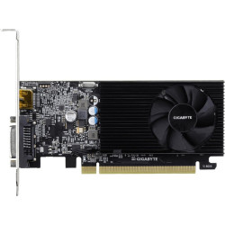 Видеокарта Gigabyte PCI-E GV-N1030D4-2GL nV ia GeForce GT 1030 2048Mb 64bit DDR4 1177/2100 DVIx1/HDMIx1/HDCP Ret low profile