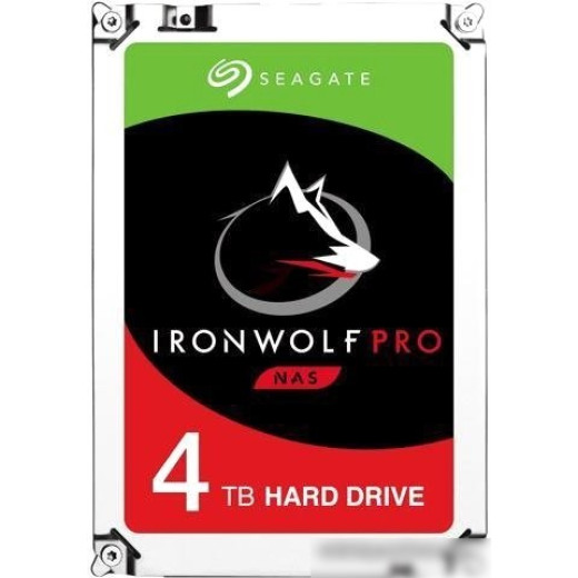 Жесткий диск Seagate Original SATA-III 4Tb ST4000NE001 NAS Ironwolf Pro (7200rpm) 256Mb 3.5