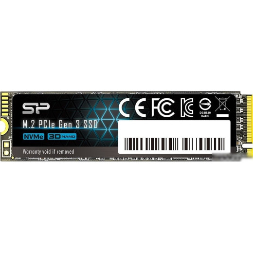 Накопитель SSD Silicon Power PCI-E x4 512Gb SP512GBP34A60M28 M-Series M.2 2280