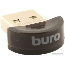 Адаптер USB Buro BU-BT40A Bluetooth 4.0+EDR class 1.5 20м черный