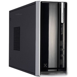 Корпус LinkWorld LC-820-01B LW1-65W черный 65W miniITX 2xUSB2.0 audio CardReader ext