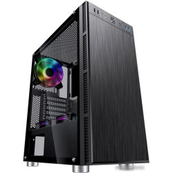 Корпус Accord 3407 черный без БП ATX 8x120mm 2xUSB2.0 1xUSB3.0 audio bott PSU