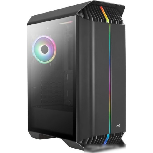 Корпус Aerocool Gladiator Duo-G-BK-v1 черный без БП ATX 5x120mm 2x140mm 2xUSB3.0 audio bott PSU