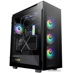 Корпус Thermaltake Div er 500 TG черный без БП ATX 3x120mm 3x140mm 2xUSB3.0 audio bott PSU